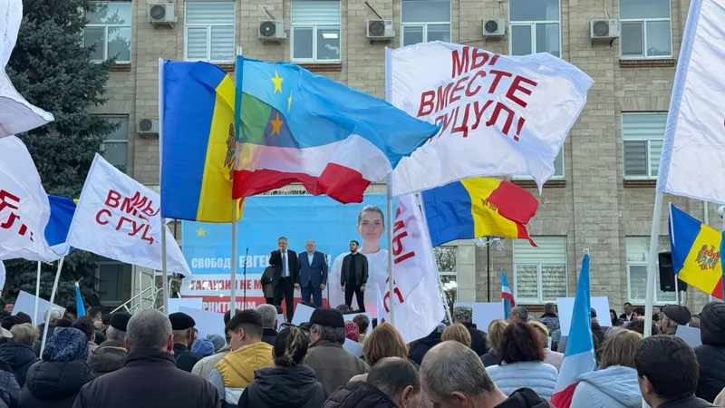 Protest în Găgăuzia împotriva arestării Evgheniei Guțul