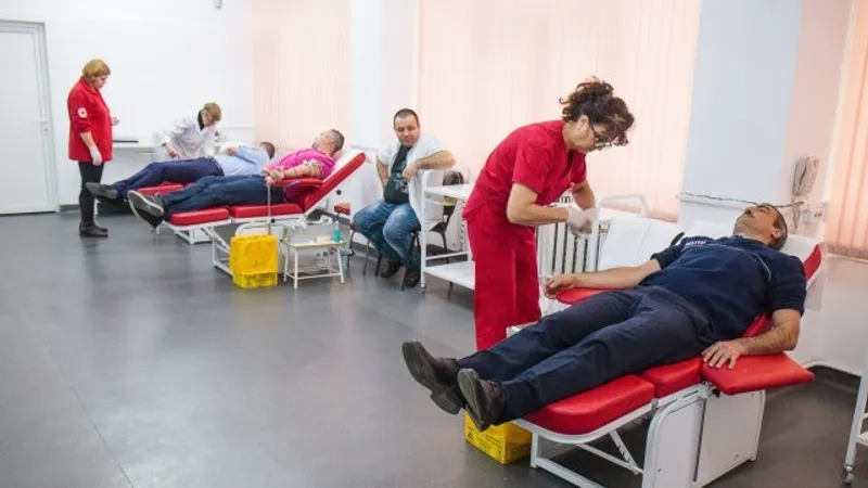 Românii se înghesuie să doneze sânge (sursa: ziaruldeiasi.ro)